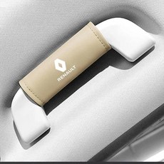 메간 트윙고 클리오 탈리스만 캡처 트래픽 퀴드 스케닉 차량용 실내 도어 핸들 커버 루프, 3. 2Pcs Beige, 기본