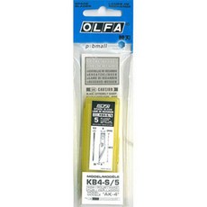 올파 아트나이프 AK-4용 교체용 리필 칼날 KB4-S/5, 1개