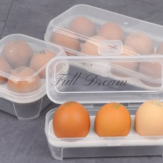 풀드림몰 휴대용 계란보관케이스 달걀보관함 휴대용계란케이스2구, 3구