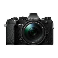 OM SYSTEM올림푸스 OM-5 14-150mm II 렌즈 킷 블랙
