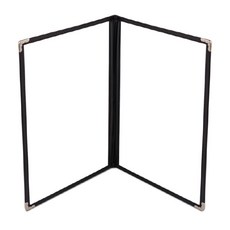 검정투명메뉴판 S사이즈 135x222mm 4p 8p, 2개