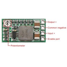 초소형 DC-DC 스텝 다운 전원 공급 장치 모듈 3A 벅 컨버터 조절 가능 1.8V 2.5V 3.3V 9V 12V, 한개옵션0