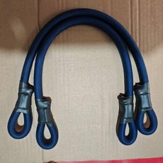 트램폴린 점핑 밴드 원형 트램펄린 부품 줄 호환 고무, 12mm 48cm 블루 고무있음