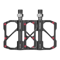 자전거 평페달 MTB 로드 카본 경량 패달, MTB_블랙, 1세트