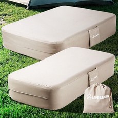 에어매트 커버 싱글 더블 패드 캠핑 매트리스 자충, 더블커버