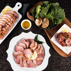 유황먹인 훈제오리 슬라이스 300g, 8개