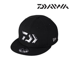 다이와 DC-6425NK 육방형 스냅백 25SS 뉴에라 콜라보 낚시 모자, 블랙