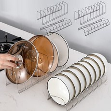 셀휘 다용도 접시정리대 그릇 정리대 4p 세트