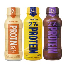 랩노쉬 프로틴 드링크 퍼펙트 혼합 3종 12 (초코4 바나나4 그레인4)