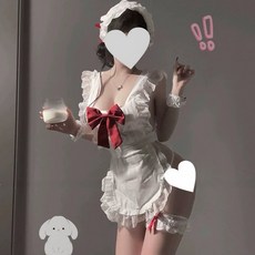 蝴蝶結蕾絲邊女僕裝 荷葉邊情趣制服