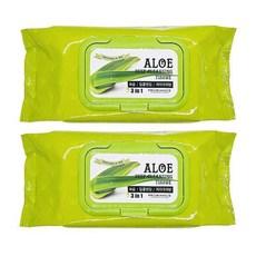 프로랑스 알로에 딥 클렌징 티슈 100매 100매입 2개 1022125