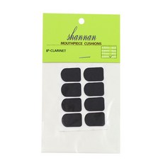 老羊樂器店 Bb調單簧管黑管專用護片牙墊, 1個, 0.8mm-透明色