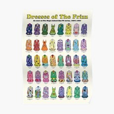 포스터 룸의 드레스 재미 있은 인쇄 그림 장식 빈티지 아트 벽화 홈 벽 프레임, 기본