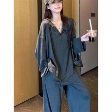 WAWAMOM(특허브랜드) 여자 하의실종 후드티셔츠 후드티블라우스 맨투맨 후드티 FJA031