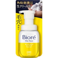 Bioré The Face毛孔清潔洗顏慕絲 深層清潔毛孔 溫和去除黑頭 洗後肌膚水潤透亮, 1瓶