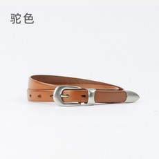 真皮女士細腰帶 復古頭層牛皮皮帶