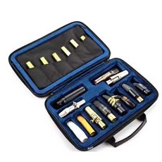 색소폰 마우스피스 보관함 휴대용케이스 가방 블랙 6P 수납 색소폰용 플랫 알토 마우스, 1개, 상세페이지 참고