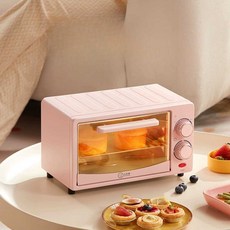 초소형전자레인지 레트로 자취 캠핑 전자레인지 12L, 12L 그린 더블 타이머형