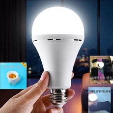 충전 전도 led 매트 바이오매스 물 전구 그래핀 평화 테스트용 자전거 단일 램프 터치, 1개, 9W 충전식