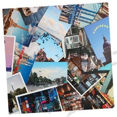 감성 여행 엽서 세트 빈티지 포스트카드 유럽 미국 일본 파리 뉴욕 해외 인테리어, 상세페이지 참조, 10.타임스퀘어A