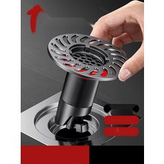 세탁실 베란다 겸용 하수구 트랩 냄새 벌레 차단 덮개, 6. 마그네틱 건그레이, 코퍼