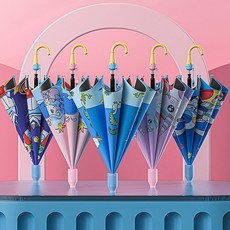 당일발송 NEW 귀여운 캐릭터 어린이 자바라우산 어린이 우양산 물받이캡 장우산