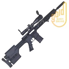 AR-15 AR15 DMR PRS GEN2 스톡 수정탄 젤리탄 전동건, 나일론기어 기본(7.4V배터리포함), 1개