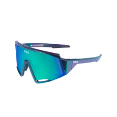 쿠 스펙트로 이리디센트 그린 미러 렌즈 스포츠 선글라스, 1개
