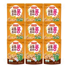 아이배냇 꼬마 곡물조아퐁 과자 30g, 곡물 조아퐁, 9개