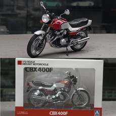 아오시마 혼다 CBX400F 오토바이 바이크 프라모델 모형 피규어 1:12, 레드화이트