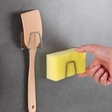 접착식 거치대 주방 다용도 스텐 1P