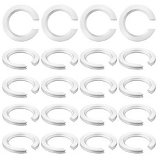 XLIUAX E27 to E14 램프 쉐이드 어댑터 링 20개 전등갓 감속기 와셔 플라스틱 교체 조명 피팅 어댑터 42mm ~ 29mm 조명 기구용