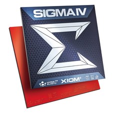 엑시옴(XIOM) 공식 본사 직영 탁구 러버 시그마 4, max, 적색, 1개