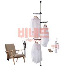 1단 폴행거 고급형 38mm 옷걸이폴행거