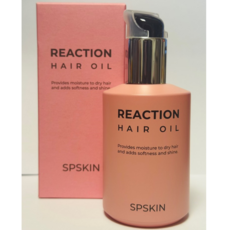 [SPSKIN] 에스피스킨 리액션 헤어오일 건조 손상모 케어 아르간오일, 1개, 120ml