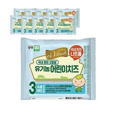 남양 유기농 아기치즈 3단계 100매, 18g, 1개