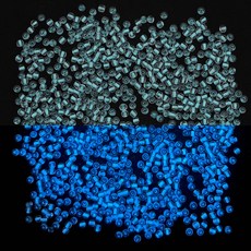 시드비즈 구슬 공예 반지 팔찌 234mm 발광 유리 야간 씨드 - 주얼리 제작 목걸이팔찌 수제 1mm 구멍 11g봉지, 3mm about 220pcs