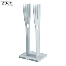 Z3JC 廚房家務手套瀝水晾曬架毛巾防燙手套可拆卸收納整理架抹布架, 1個, 藍色