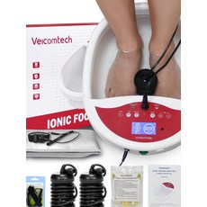 제이 이온 빈티지 허리 벨트 발마사지 발욕기 허브 발마사지기, 기본 색상, 단일 항목