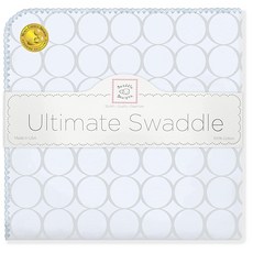 SwaddleDesigns 유아용 얼티밋 소프트 코튼 플란넬 담요 라벤더 모드 서클