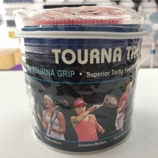 Tourna 極貼型握把布桶 白色 超薄吸汗 提升握感 專業運動配件, 1個