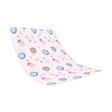 雪倫小舖 隔尿墊 防尿墊 寶寶防尿床墊 生理墊 看護墊 押花透氣防水可洗隔尿墊, 粉色貓貓, 1個