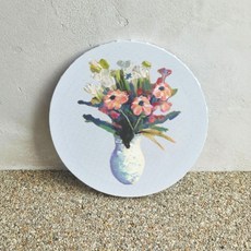 원형 캔버스 25cm 화판 그림 판넬 미술 페인팅 드로잉 아크릴 유화, 상세페이지 참조
