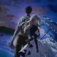 스터드드 바이올렛 에버가든 애니메이션 레트로 페인팅 프린트 거실용 벽장식 그림, 6. E23