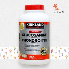 科克蘭 葡萄糖胺Glucosamine & 軟骨素Chondroitin 280顆, 1個