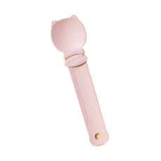 可愛貓咪造型寵物餵食勺 狗狗餵食專用 輕巧易握 精準控制餵食量, 粉色, 1個