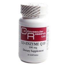 Cardiovascular Research 輔酶Q10軟膠囊 100mg, 1個, 30 件