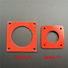 NEMA 오렌지 스텝퍼 모터 실리콘 고무 진동 댐퍼 완충기 CNC Creatity TEVO Prusa I3 3D 프린터용 17 23 1개, [01] NEMA 17