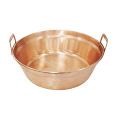 品度公司 專業油炸銅鍋 雙耳油炸鍋 42CM, 1個