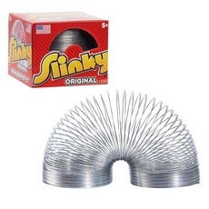 정품++ Slinky 오리지널 워킹 스프링 금속 부활절 바구니 꾸미기 및 파티 선물 피젯, 정품++ Slinky, 오리지널 워킹 스프링 , 금속,